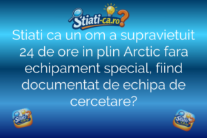 Stiati ca un om a supravietuit 24 de ore in plin Arctic fara echipament special, fiind documentat de echipa de cercetare?