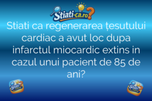 Stiati ca regenerarea țesutului cardiac a avut loc dupa infarctul miocardic extins in cazul unui pacient de 85 de ani?
