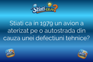 Stiati ca in 1979 un avion a aterizat pe o autostrada din cauza unei defectiuni tehnice?