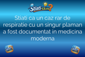 Stiati ca un caz rar de respiratie cu un singur plaman a fost documentat in medicina moderna